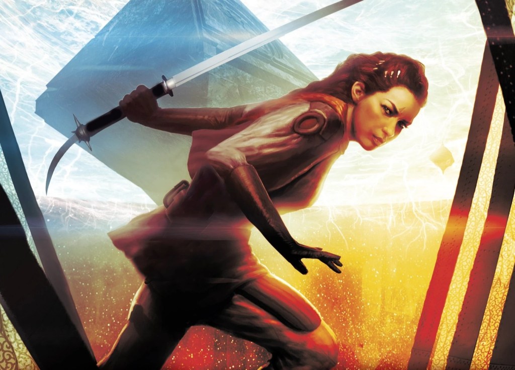 Lanoree Brock, from the cover of Dawn of the Jedi: Into the Void