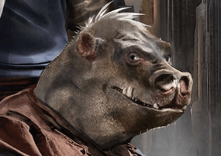 Marn Heirogrpyh, from the cover of KNights of the Old Republic #50